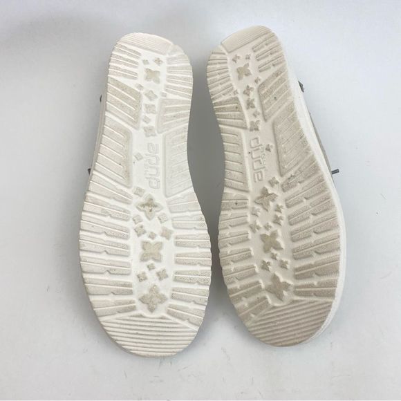 HEY DUDE Women's Wendy Sparkling Shoes Color Pearl Gray SZ 6 - Picture 7 of 10